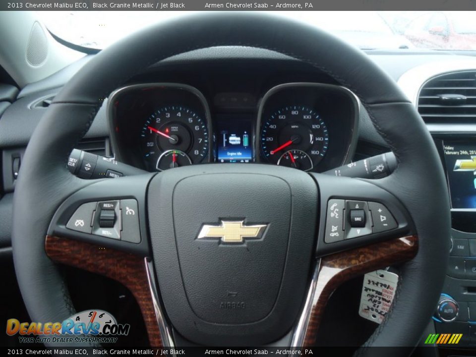2013 Chevrolet Malibu ECO Black Granite Metallic / Jet Black Photo #15