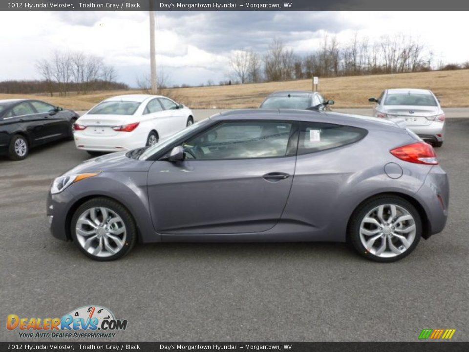 Triathlon Gray 2012 Hyundai Veloster  Photo #4
