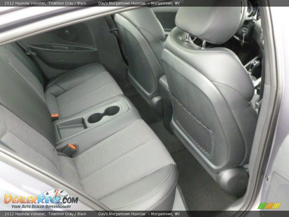 Rear Seat of 2012 Hyundai Veloster  Photo #12