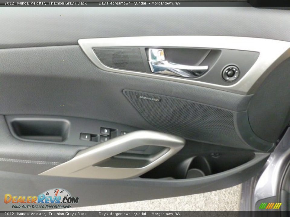 2012 Hyundai Veloster Triathlon Gray / Black Photo #16