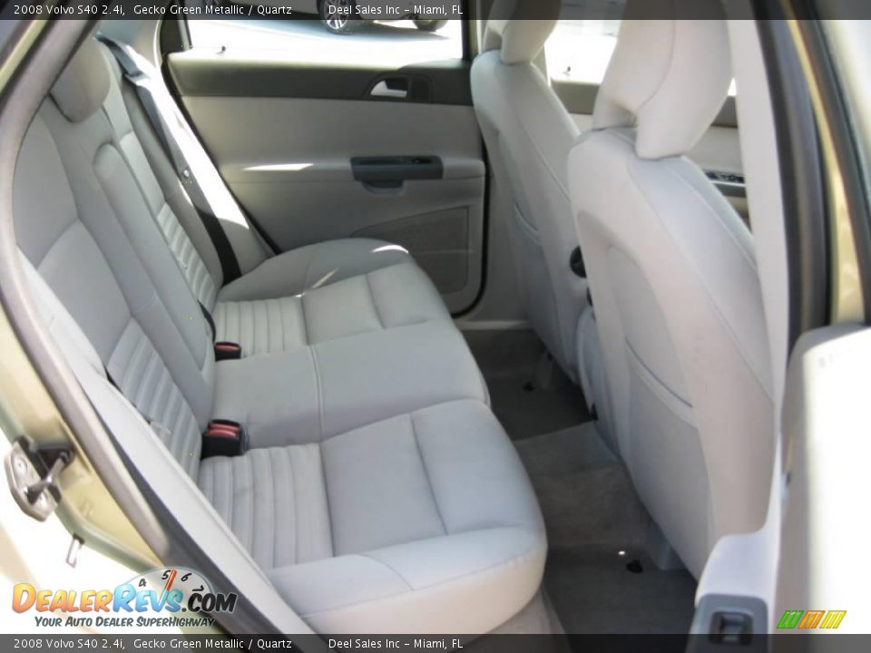 2008 Volvo S40 2.4i Gecko Green Metallic / Quartz Photo #11