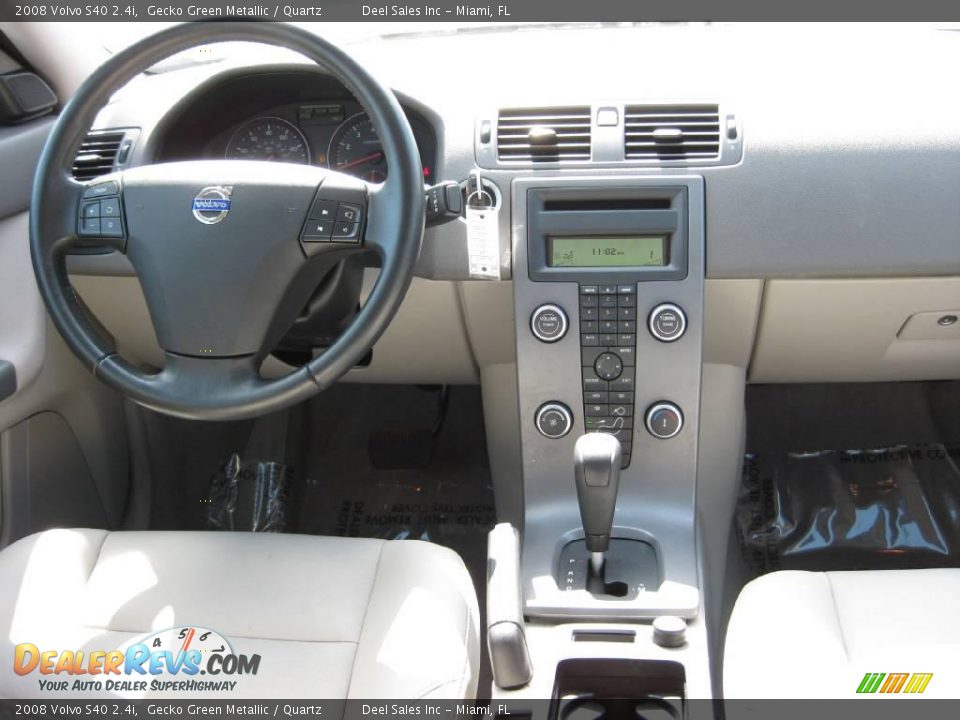 2008 Volvo S40 2.4i Gecko Green Metallic / Quartz Photo #12