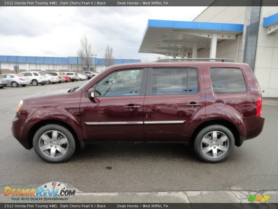 2012 Honda pilot dark cherry pearl #3