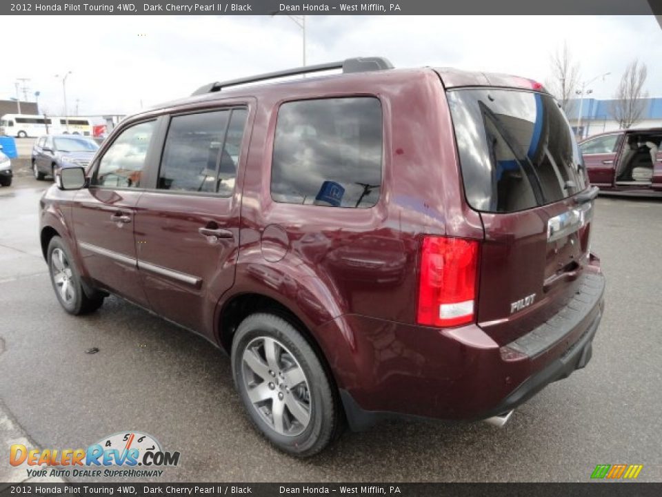 Dark Cherry Pearl II 2012 Honda Pilot Touring 4WD Photo #3