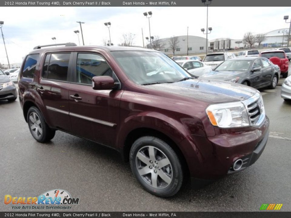 2012 Honda Pilot Touring 4WD Dark Cherry Pearl II / Black Photo #7