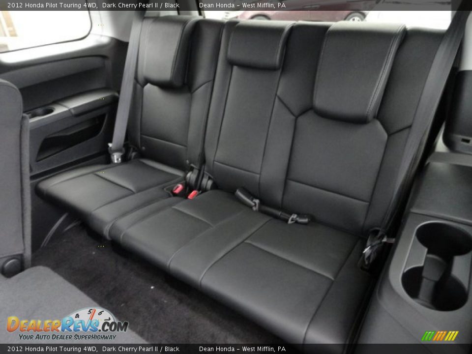 Rear Seat of 2012 Honda Pilot Touring 4WD Photo #12