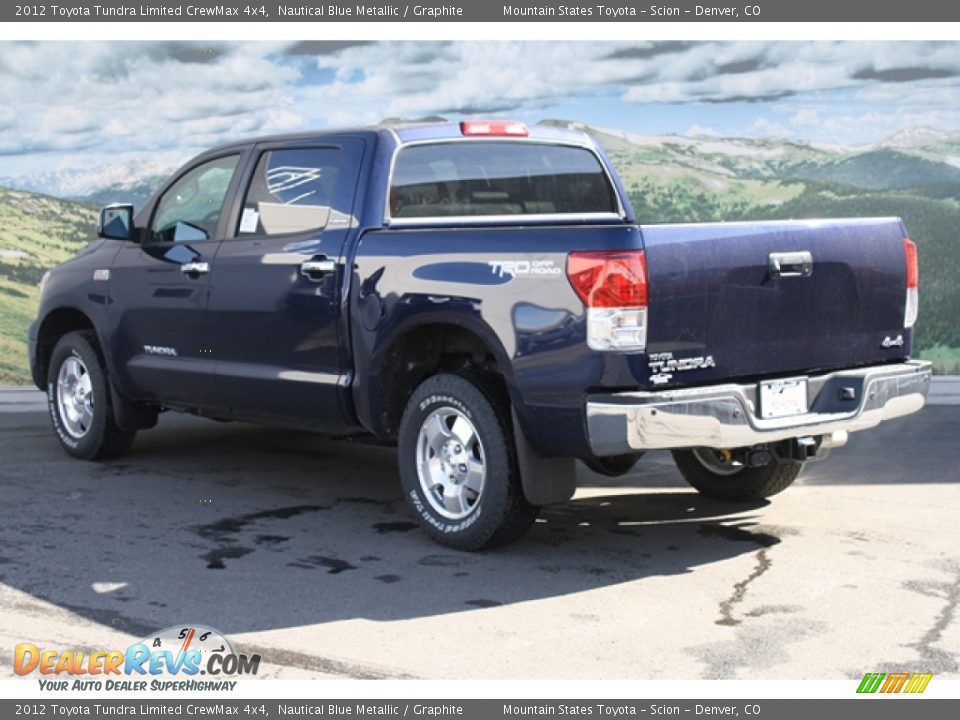 2012 Toyota Tundra Limited CrewMax 4x4 Nautical Blue Metallic / Graphite Photo #3