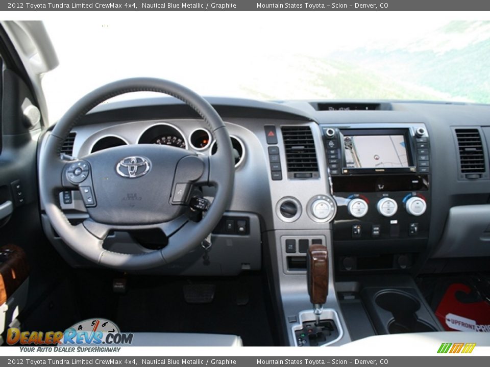 2012 Toyota Tundra Limited CrewMax 4x4 Nautical Blue Metallic / Graphite Photo #10