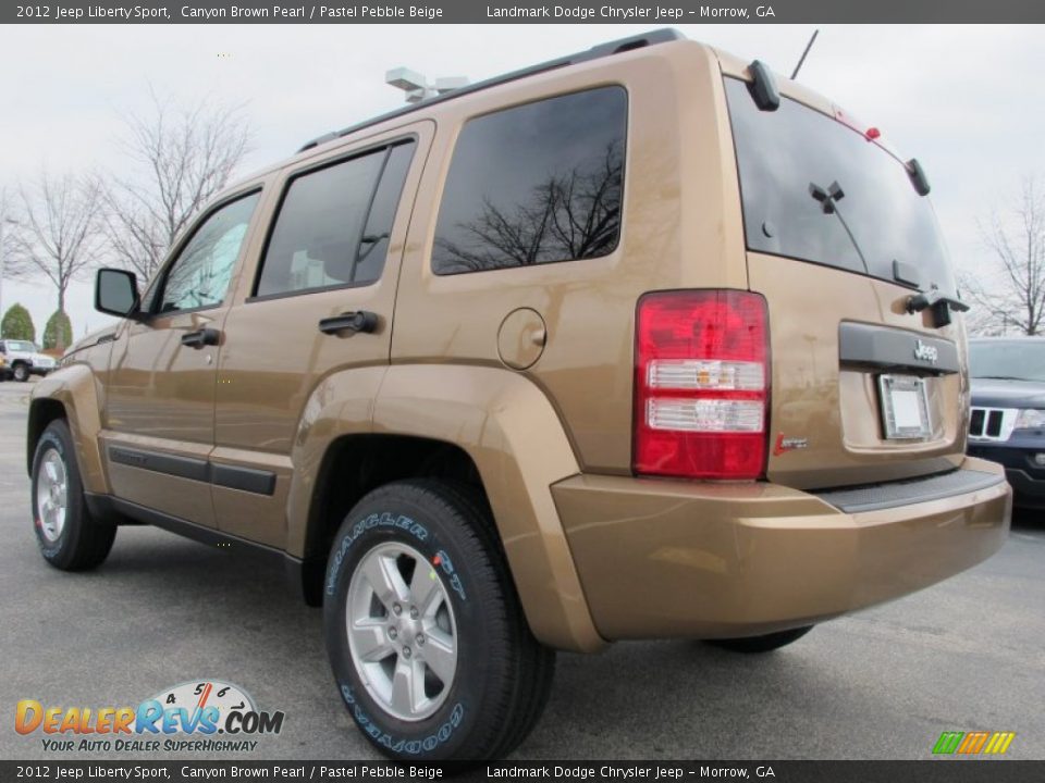 2012 Jeep Liberty Sport Canyon Brown Pearl / Pastel Pebble Beige Photo #2