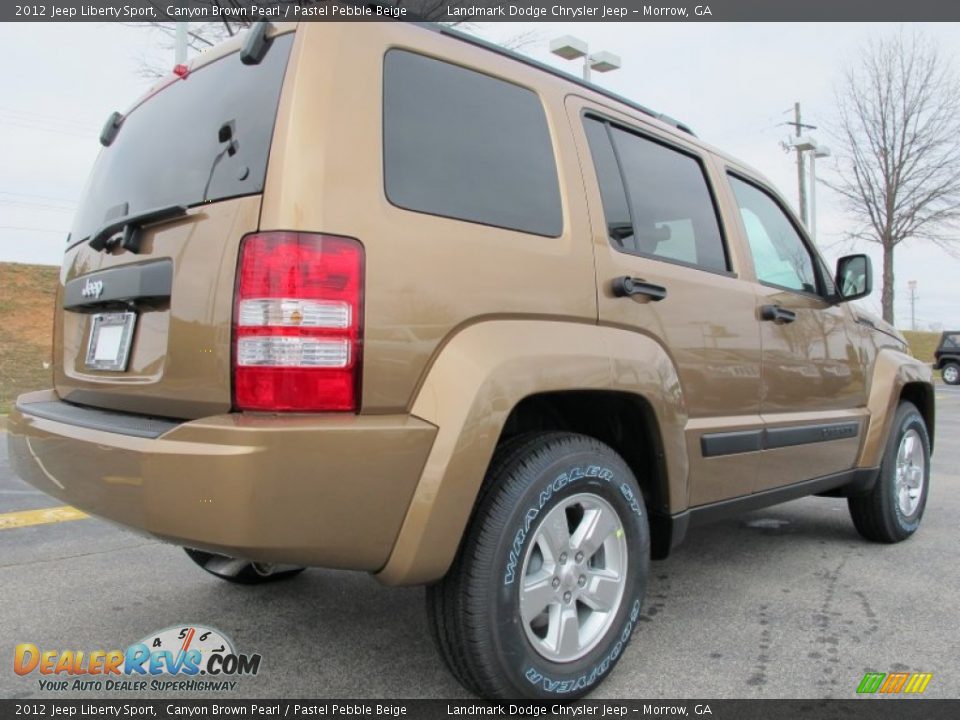 2012 Jeep Liberty Sport Canyon Brown Pearl / Pastel Pebble Beige Photo #3