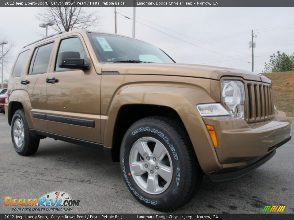 2012 Jeep Liberty Sport Canyon Brown Pearl / Pastel Pebble Beige Photo #4