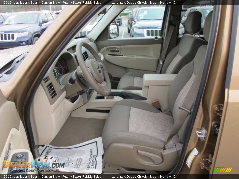 Front Seat of 2012 Jeep Liberty Sport Photo #6