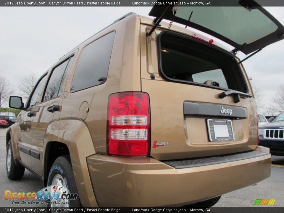 2012 Jeep Liberty Sport Canyon Brown Pearl / Pastel Pebble Beige Photo #8