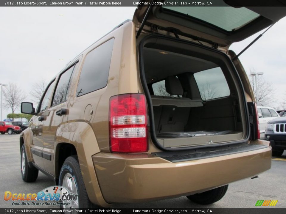 2012 Jeep Liberty Sport Canyon Brown Pearl / Pastel Pebble Beige Photo #9