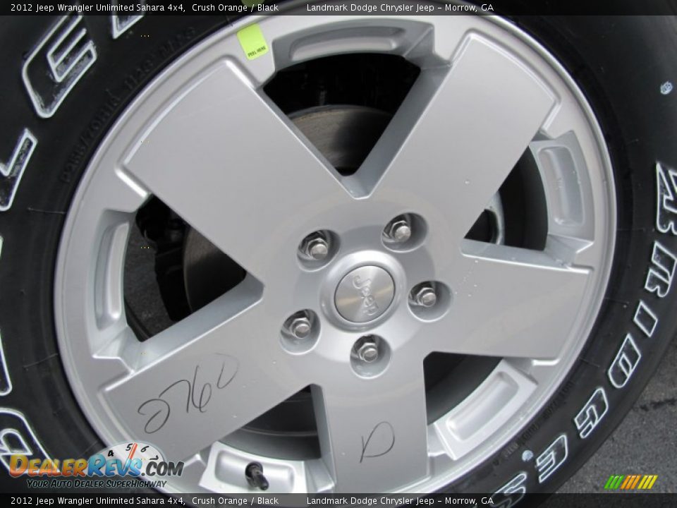 2012 Jeep Wrangler Unlimited Sahara 4x4 Crush Orange / Black Photo #5