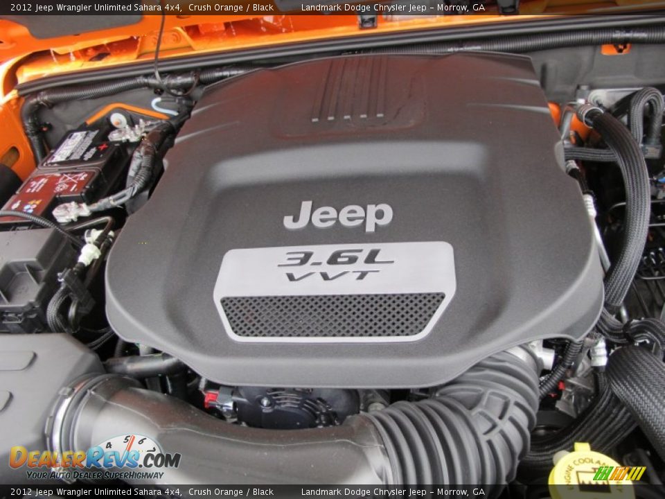 2012 Jeep Wrangler Unlimited Sahara 4x4 Crush Orange / Black Photo #12