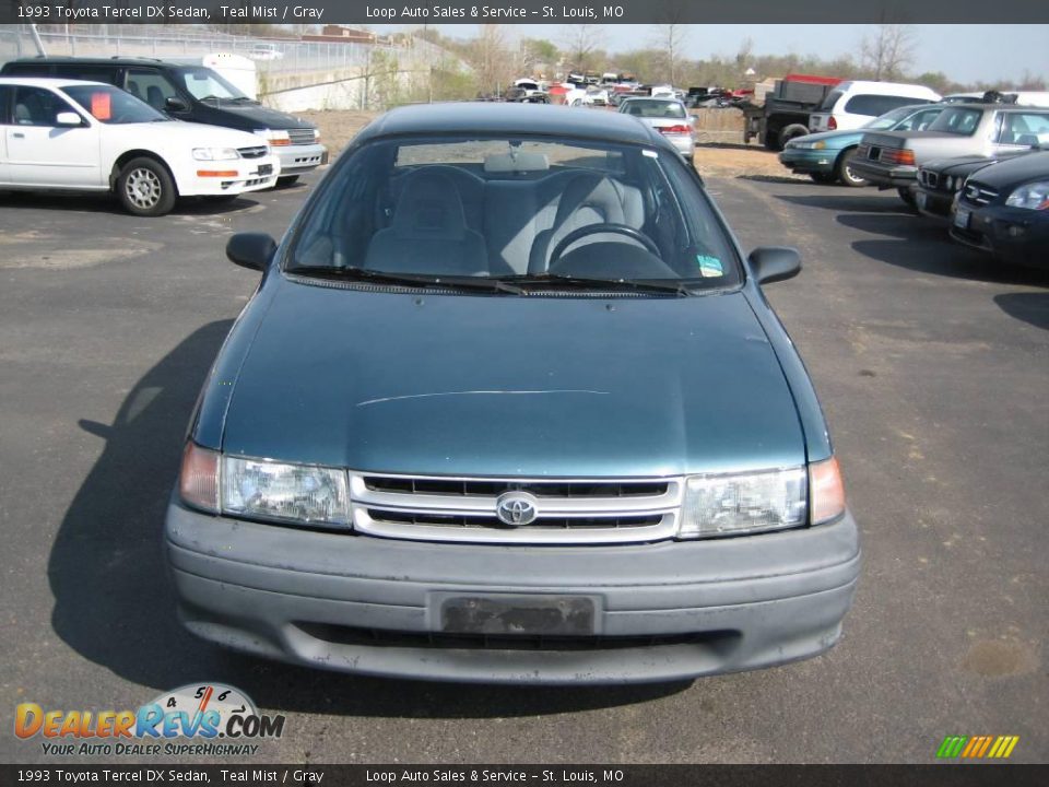 1993 Toyota Tercel DX Sedan Teal Mist / Gray Photo #2 | DealerRevs.com