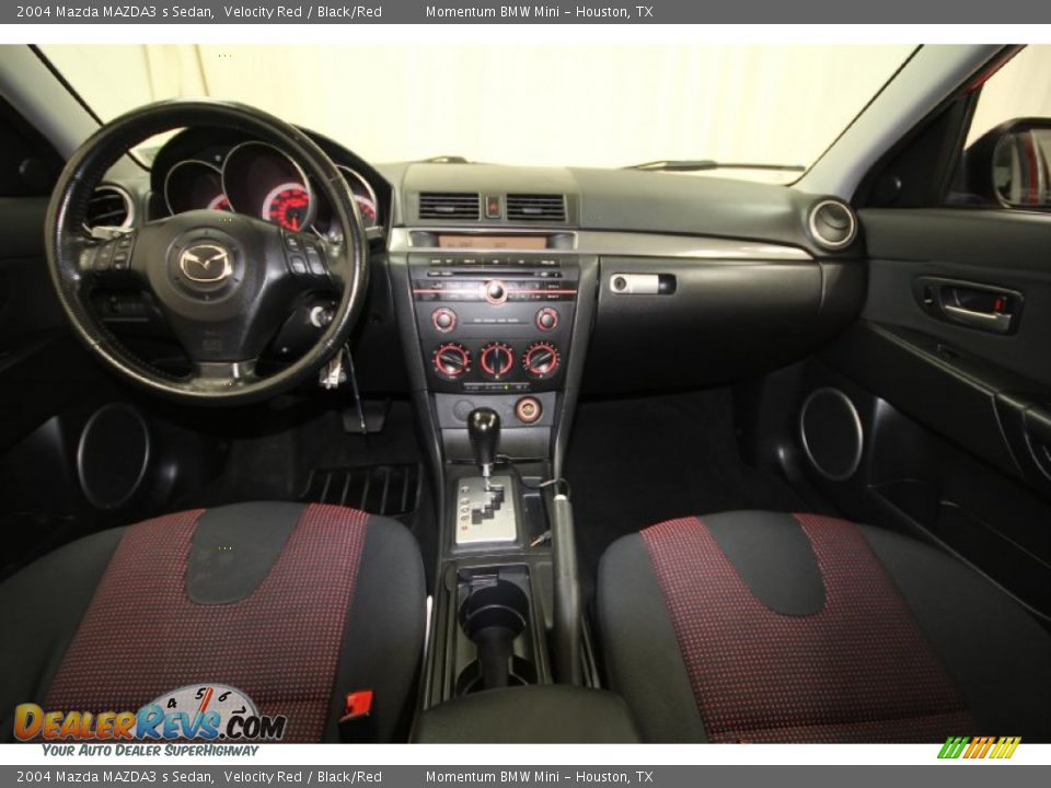 2004 Mazda MAZDA3 s Sedan Velocity Red / Black/Red Photo #4