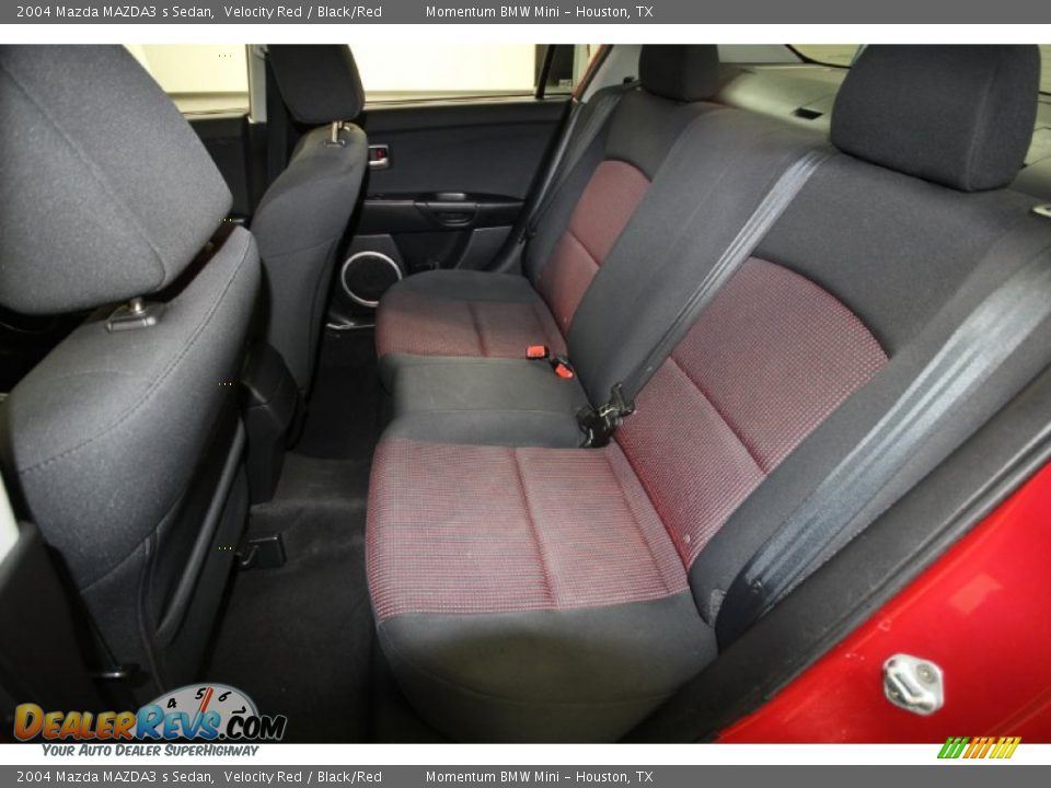 2004 Mazda MAZDA3 s Sedan Velocity Red / Black/Red Photo #13