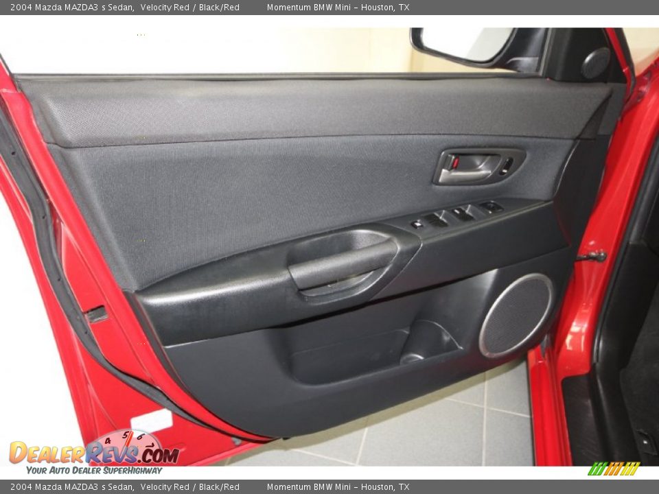 2004 Mazda MAZDA3 s Sedan Velocity Red / Black/Red Photo #14