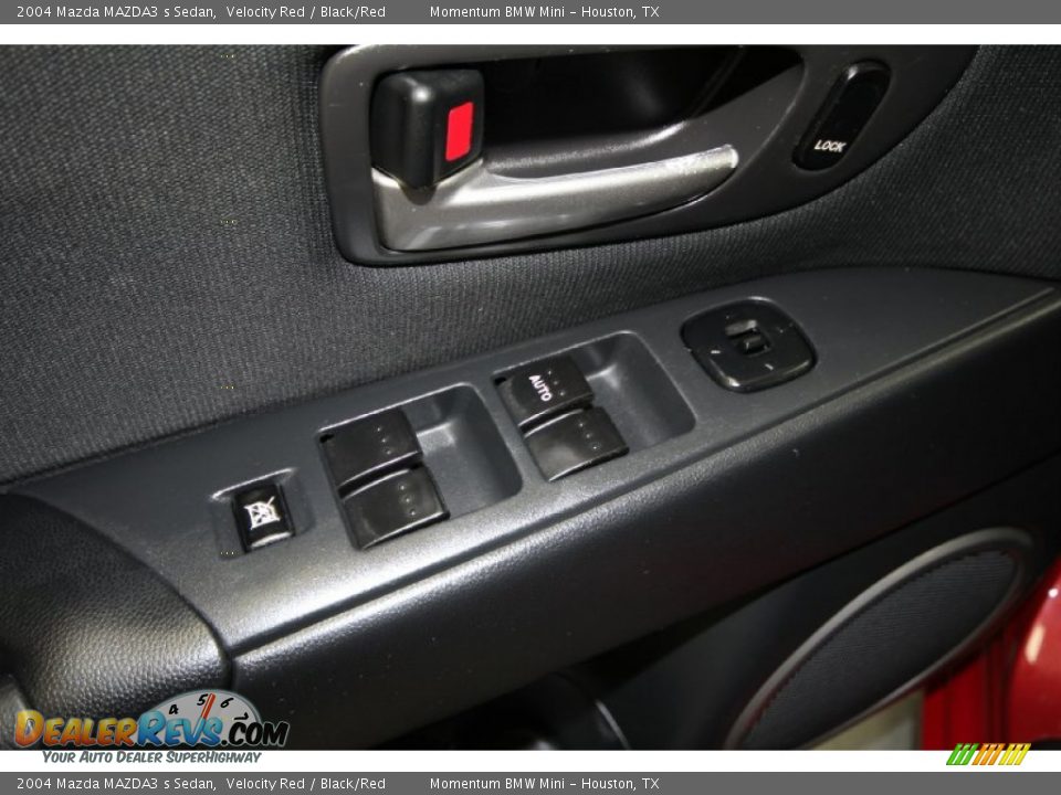 2004 Mazda MAZDA3 s Sedan Velocity Red / Black/Red Photo #15
