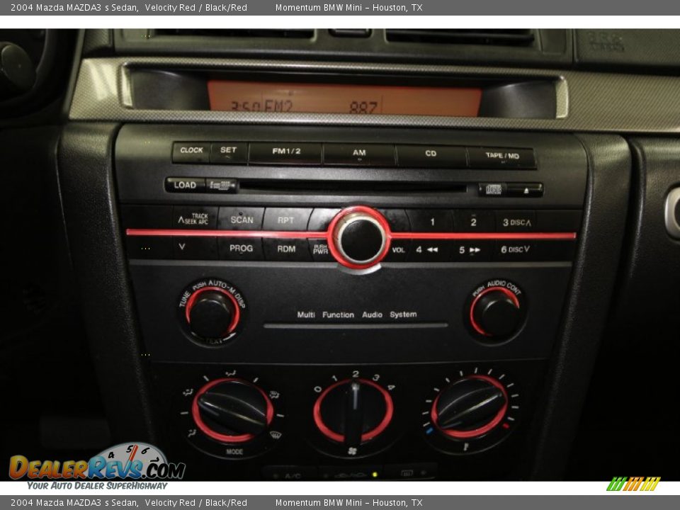 2004 Mazda MAZDA3 s Sedan Velocity Red / Black/Red Photo #19