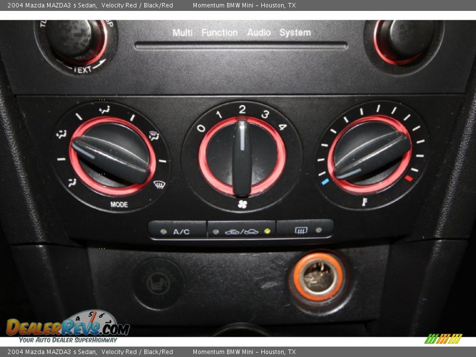 2004 Mazda MAZDA3 s Sedan Velocity Red / Black/Red Photo #20