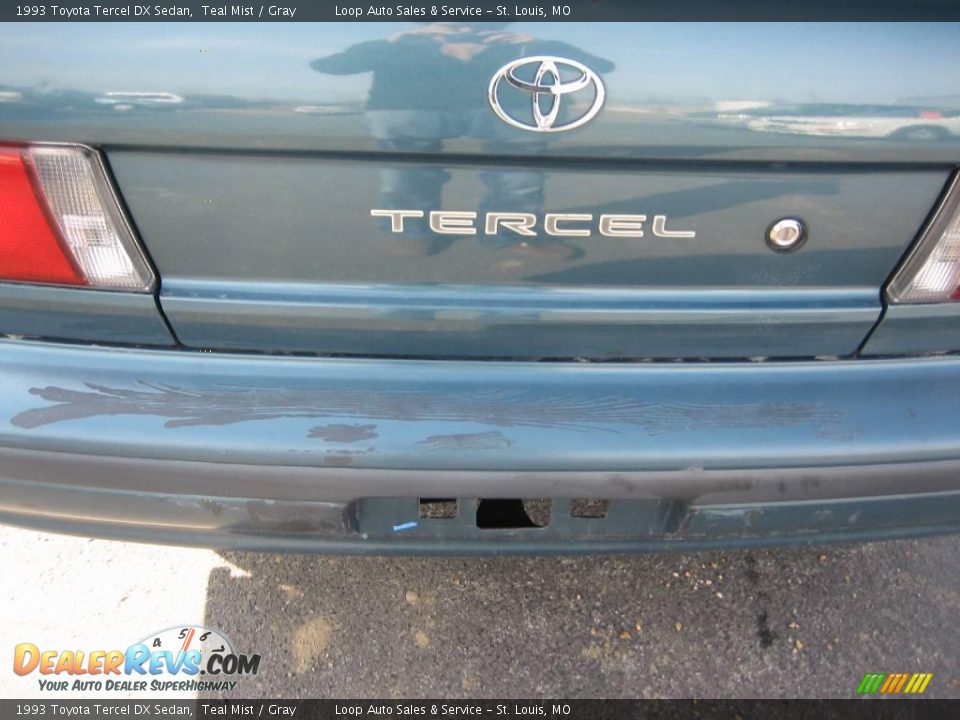 1993 Toyota Tercel DX Sedan Teal Mist / Gray Photo #7