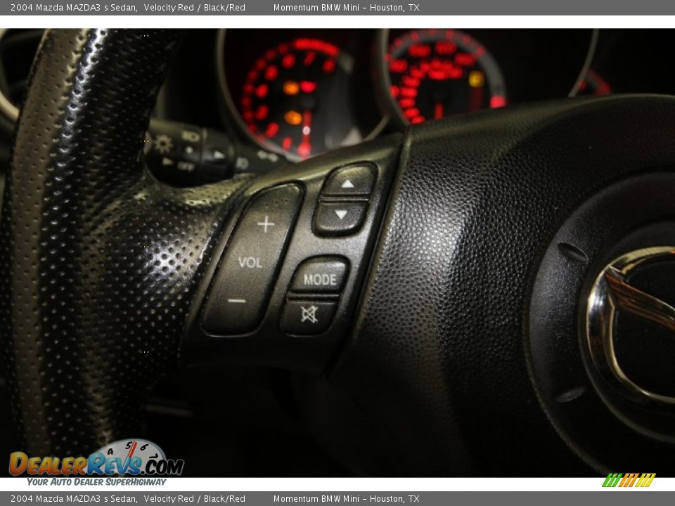 2004 Mazda MAZDA3 s Sedan Velocity Red / Black/Red Photo #25
