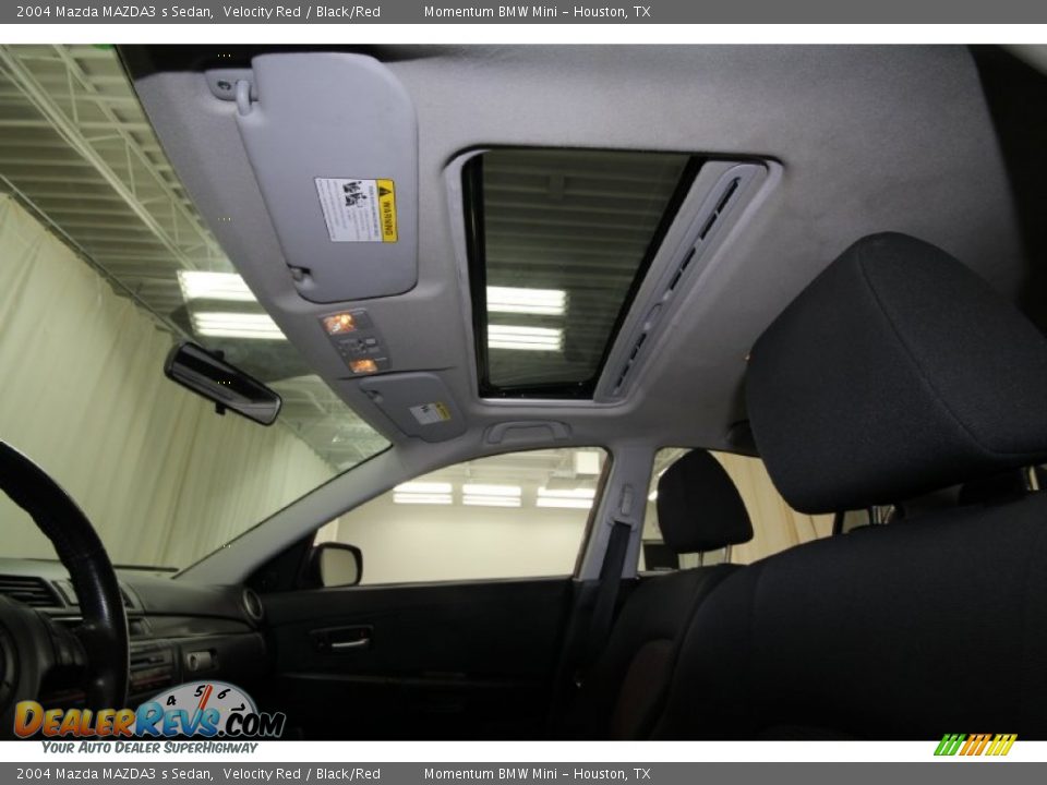 2004 Mazda MAZDA3 s Sedan Velocity Red / Black/Red Photo #26