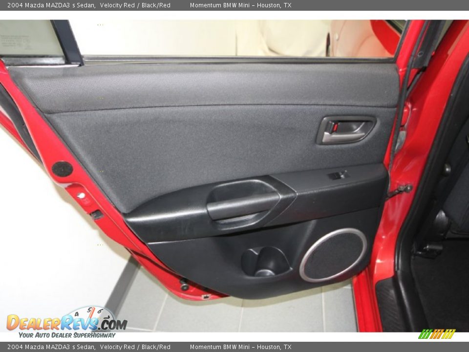 2004 Mazda MAZDA3 s Sedan Velocity Red / Black/Red Photo #28