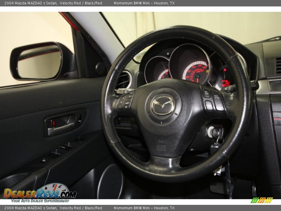 2004 Mazda MAZDA3 s Sedan Velocity Red / Black/Red Photo #29