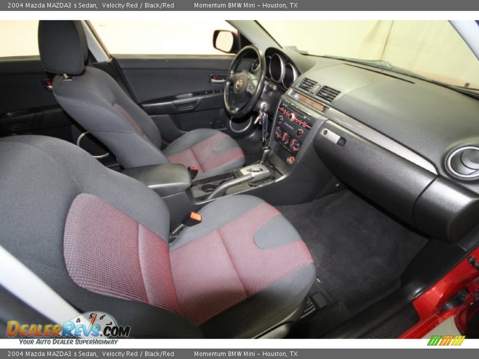 2004 Mazda MAZDA3 s Sedan Velocity Red / Black/Red Photo #34