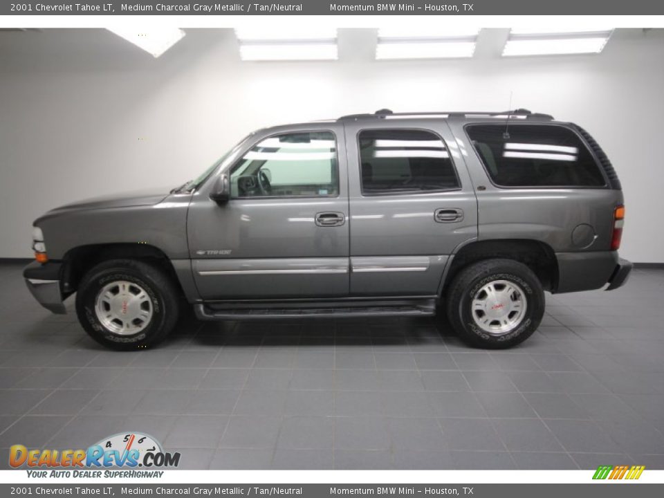 2001 Chevrolet Tahoe LT Medium Charcoal Gray Metallic / Tan/Neutral Photo #2