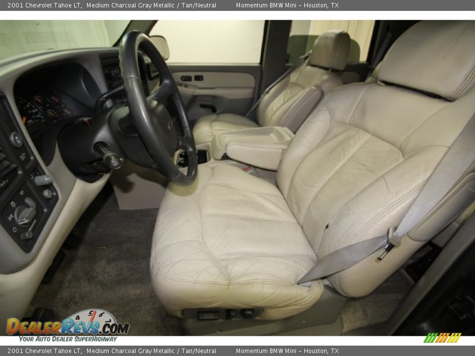 2001 Chevrolet Tahoe LT Medium Charcoal Gray Metallic / Tan/Neutral Photo #3