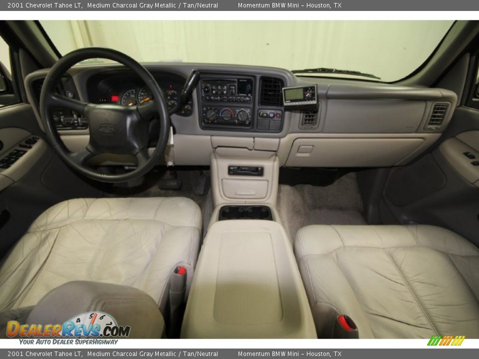 2001 Chevrolet Tahoe LT Medium Charcoal Gray Metallic / Tan/Neutral Photo #4