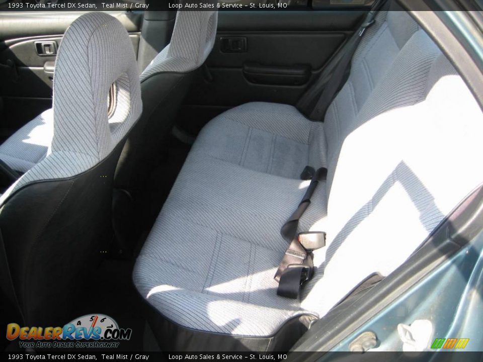1993 Toyota Tercel DX Sedan Teal Mist / Gray Photo #13