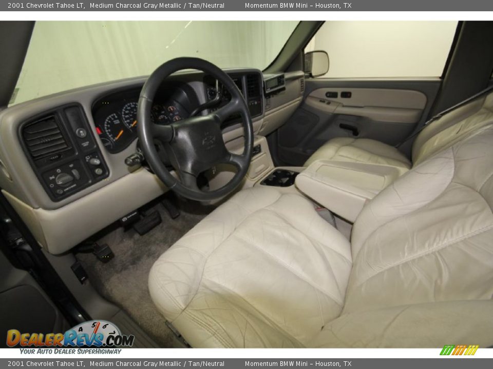 2001 Chevrolet Tahoe LT Medium Charcoal Gray Metallic / Tan/Neutral Photo #15
