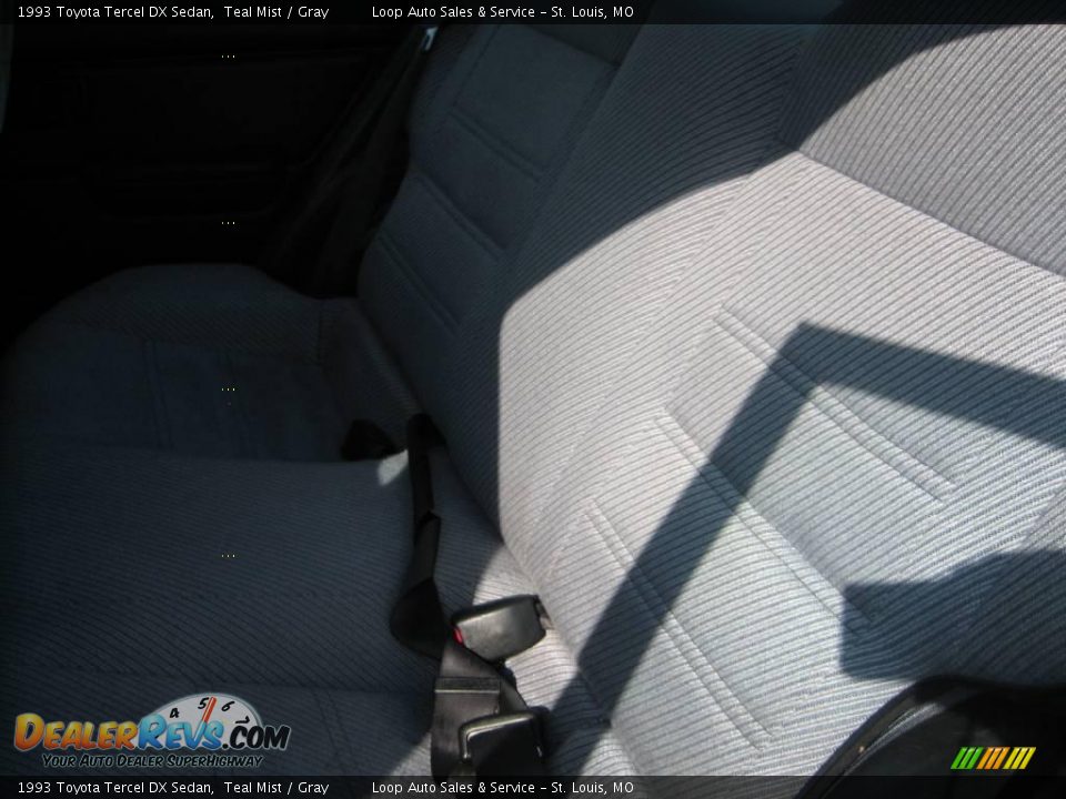1993 Toyota Tercel DX Sedan Teal Mist / Gray Photo #14