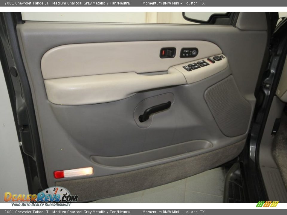 2001 Chevrolet Tahoe LT Medium Charcoal Gray Metallic / Tan/Neutral Photo #19