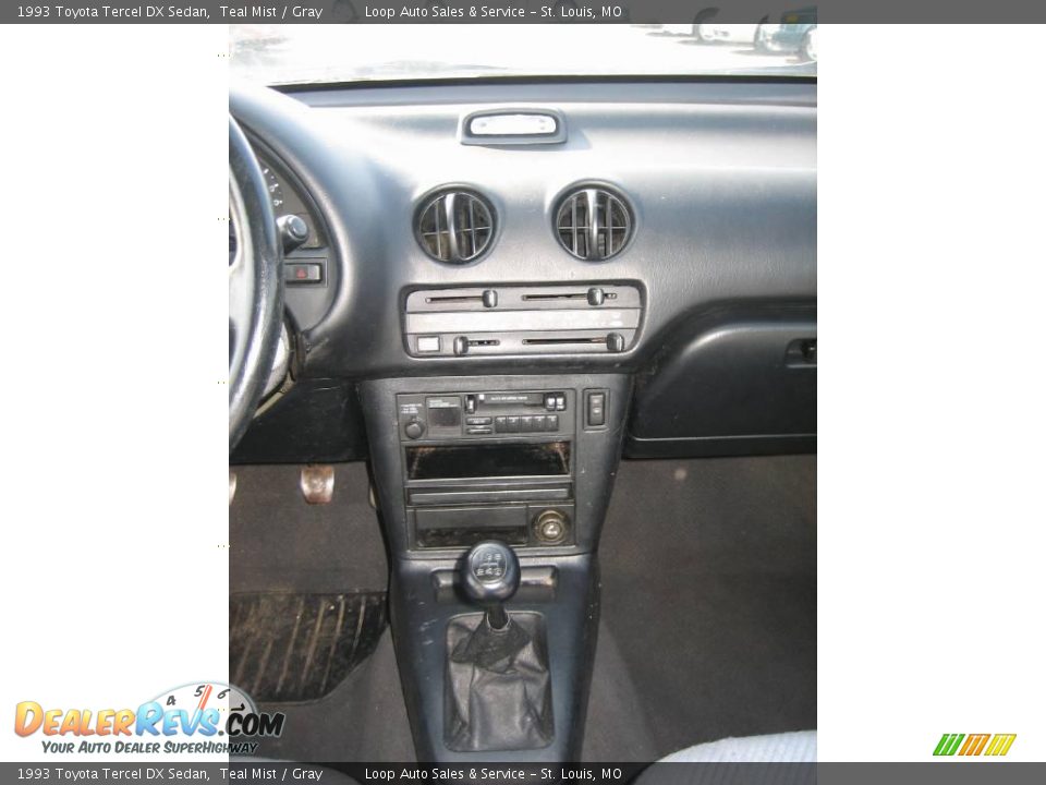 1993 Toyota Tercel DX Sedan Teal Mist / Gray Photo #17