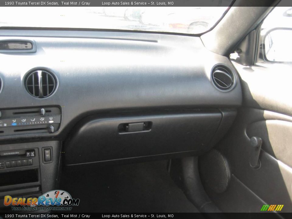 1993 Toyota Tercel DX Sedan Teal Mist / Gray Photo #19