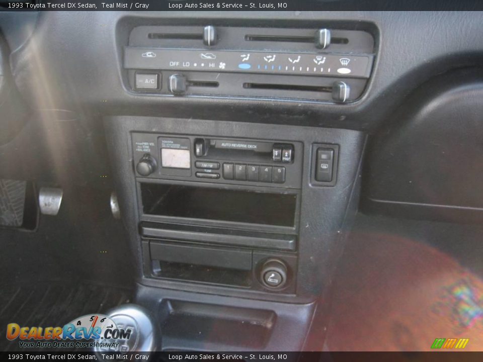 1993 Toyota Tercel DX Sedan Teal Mist / Gray Photo #25