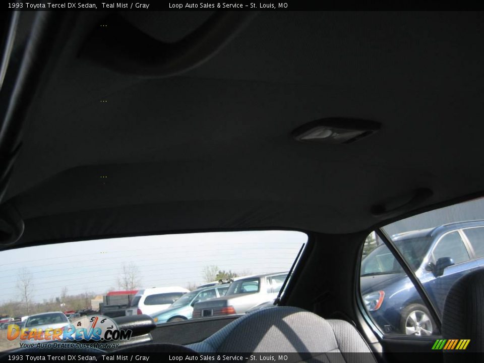 1993 Toyota Tercel DX Sedan Teal Mist / Gray Photo #28
