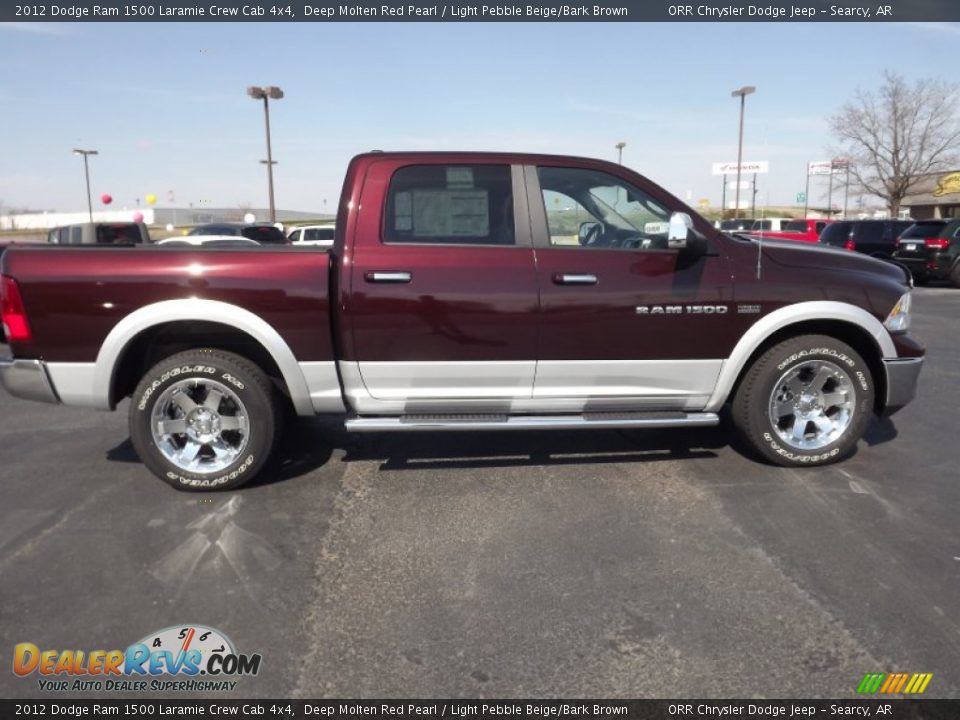 Deep Molten Red Pearl 2012 Dodge Ram 1500 Laramie Crew Cab 4x4 Photo #4