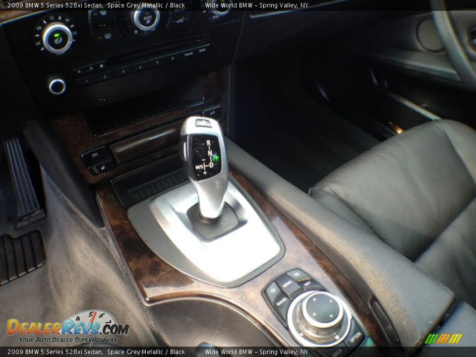 2009 BMW 5 Series 528xi Sedan Space Grey Metallic / Black Photo #14