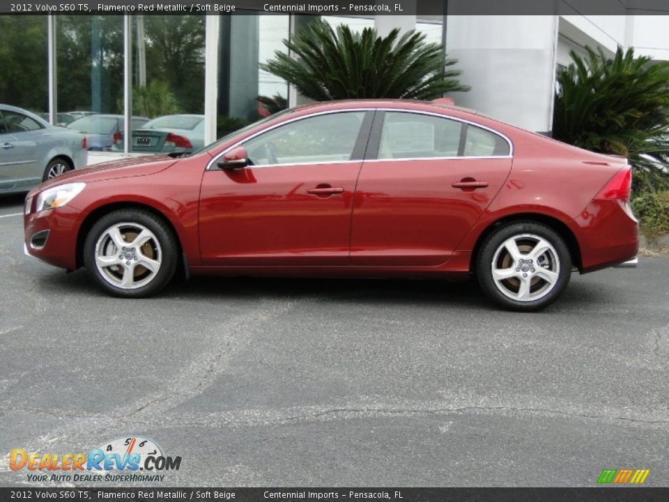 Flamenco Red Metallic 2012 Volvo S60 T5 Photo #6