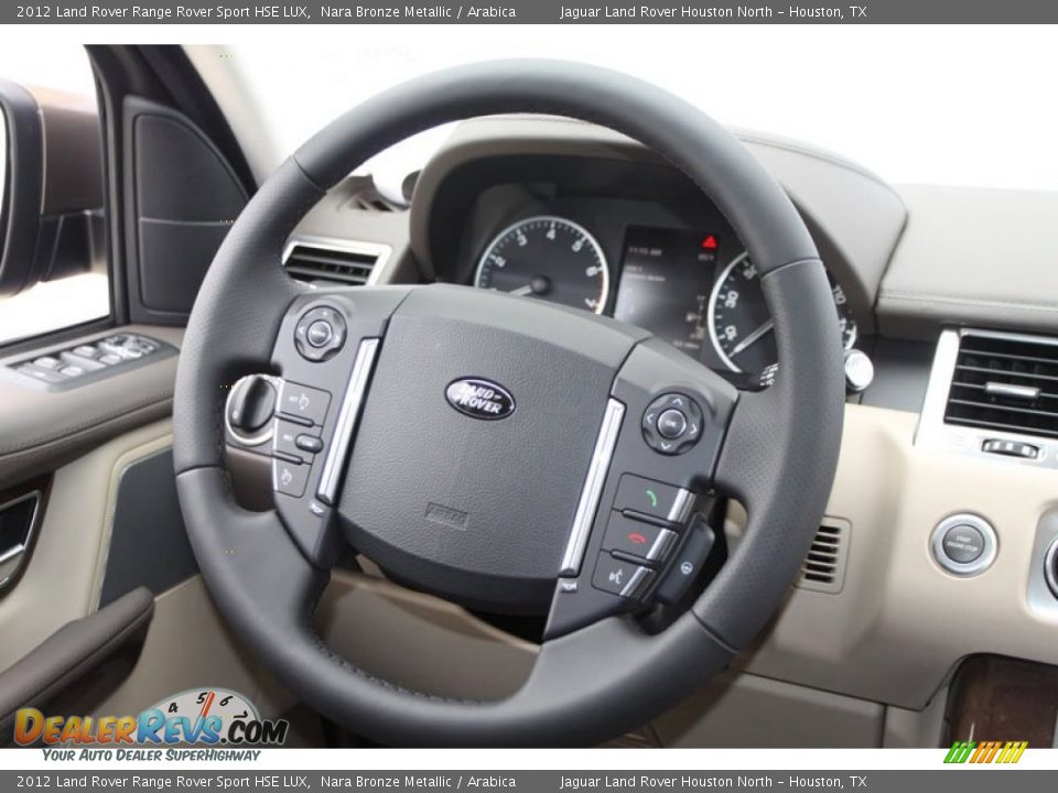 2012 Land Rover Range Rover Sport HSE LUX Steering Wheel Photo #22