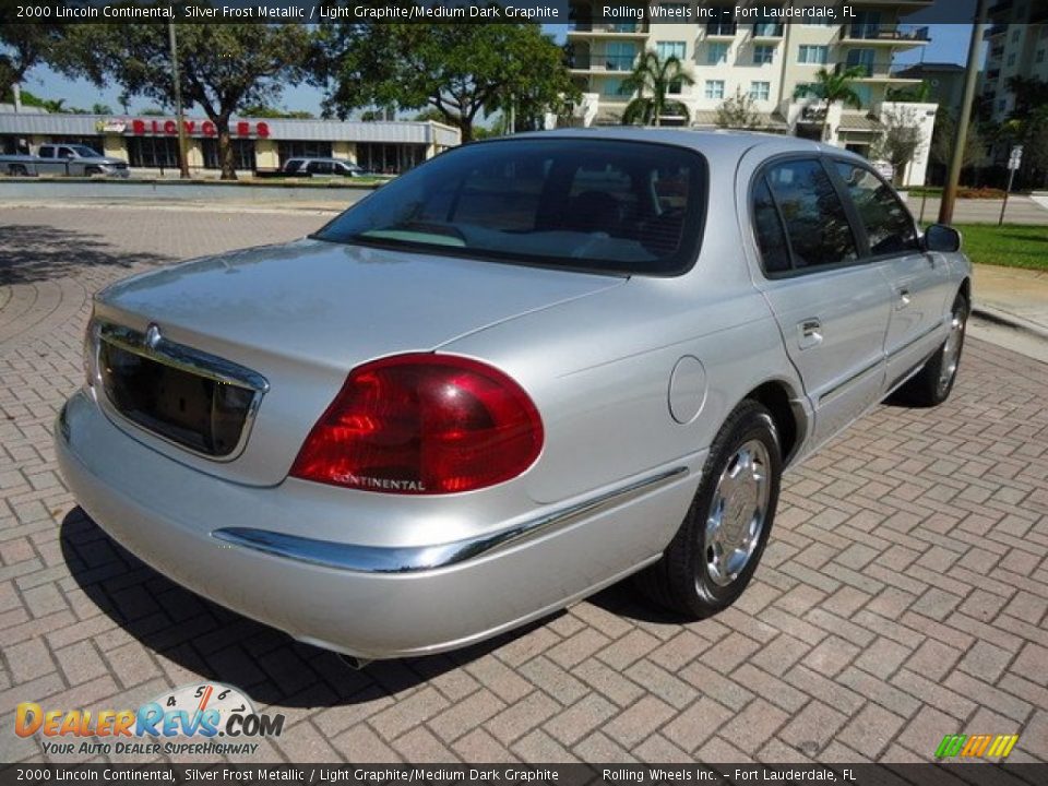 2000 Lincoln Continental Silver Frost Metallic / Light Graphite/Medium Dark Graphite Photo #4