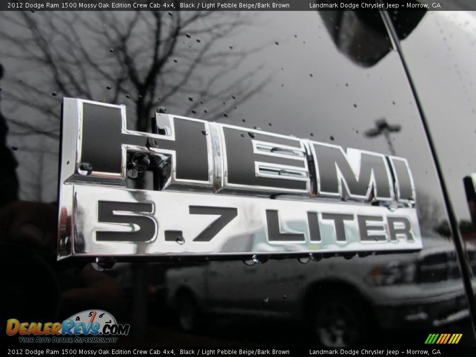 2012 Dodge Ram 1500 Mossy Oak Edition Crew Cab 4x4 Black / Light Pebble Beige/Bark Brown Photo #6
